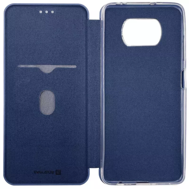 Evelatus Xiaomi Poco X3/X3 NFC/X3 Pro Book Case tummansininen