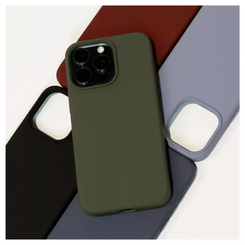 Evelatus Premium Soft Touch Silicone Case Apple iPhone 14 6.1 - musta