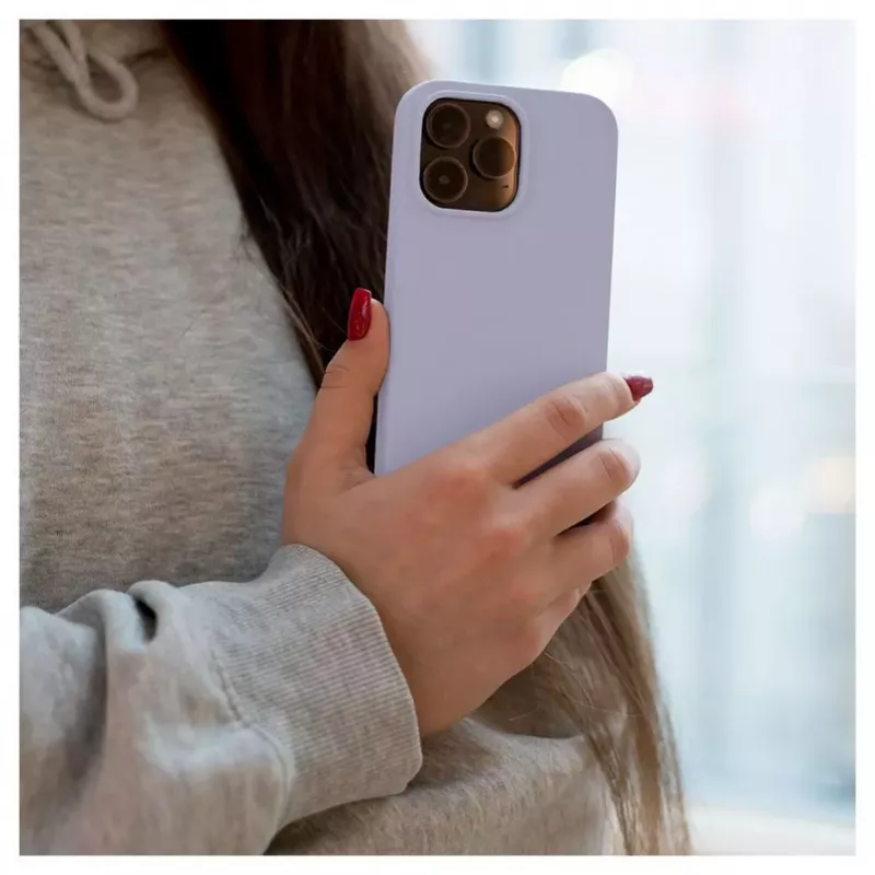 Evelatus Apple iPhone 14 Pro 6.1 Premium Soft Touch -silikonikuori syreeni