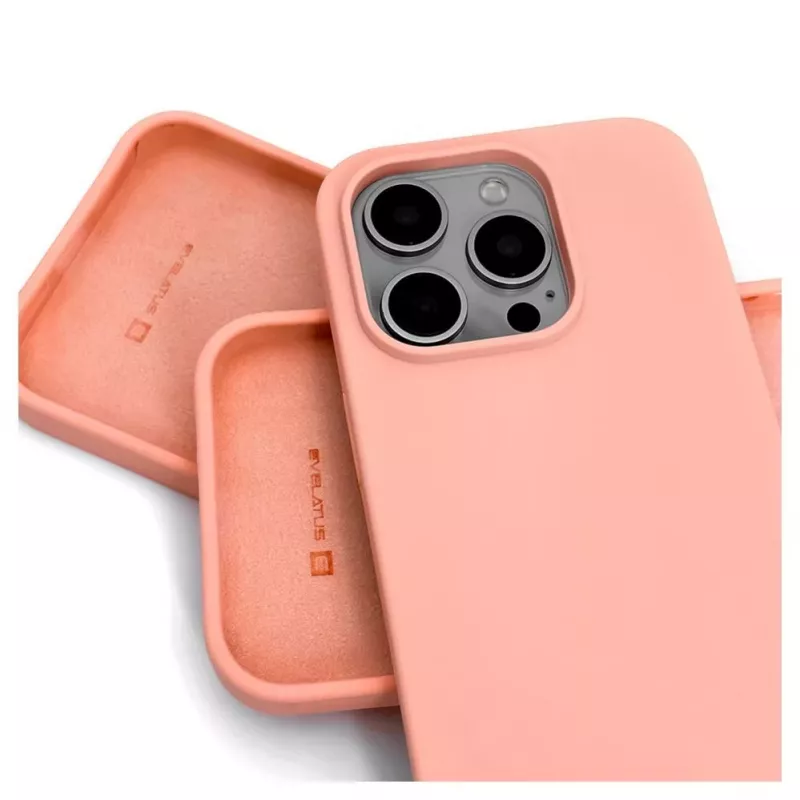 Evelatus Apple iPhone 14 Pro 6.1 Premium Soft Touch -silikonikuori vaaleanpunainen