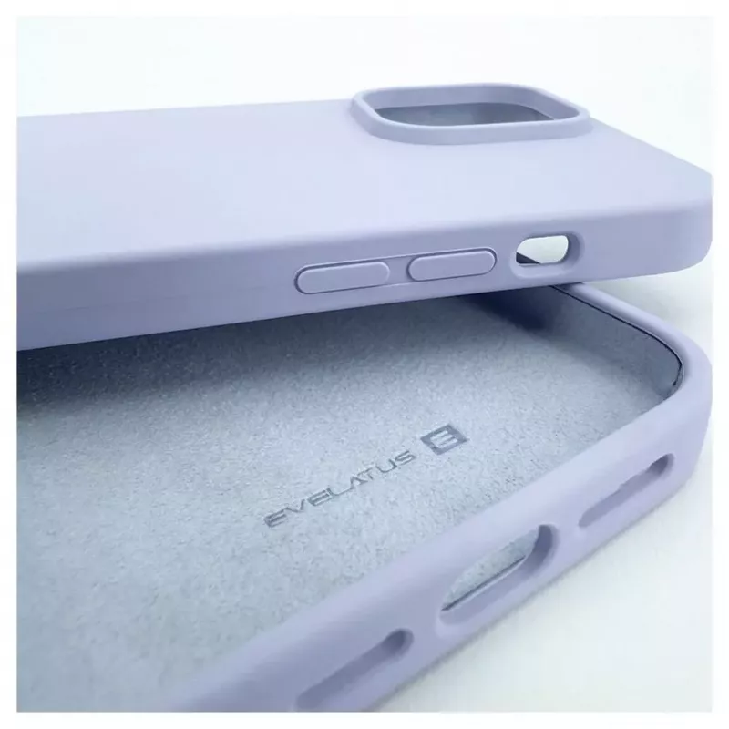 Evelatus Apple iPhone 14 Pro Max 6.7 Premium Soft Touch -silikonikuori syreeni