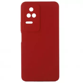Evelatus Xiaomi POCO F4 Premium Soft Touch -silikonikuori punainen