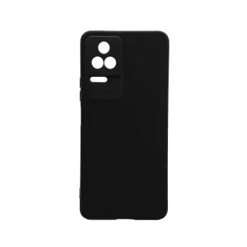 Evelatus Xiaomi POCO F4 Nano Silikoni Kuori Soft Touch TPU Musta