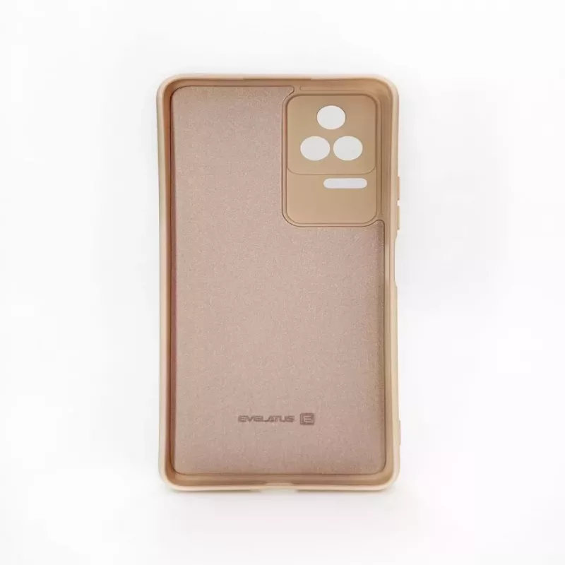 Evelatus Xiaomi POCO F4 Nano Silikoni Kuori Soft Touch TPU Beige