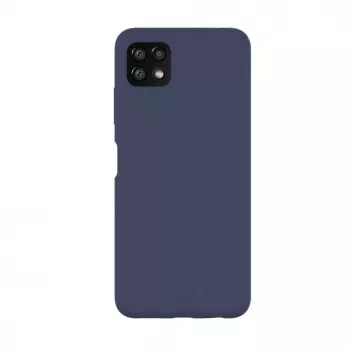 Evelatus Samsung Galaxy A22 5G Premium Soft Touch silikonikuori keskiyönsininen