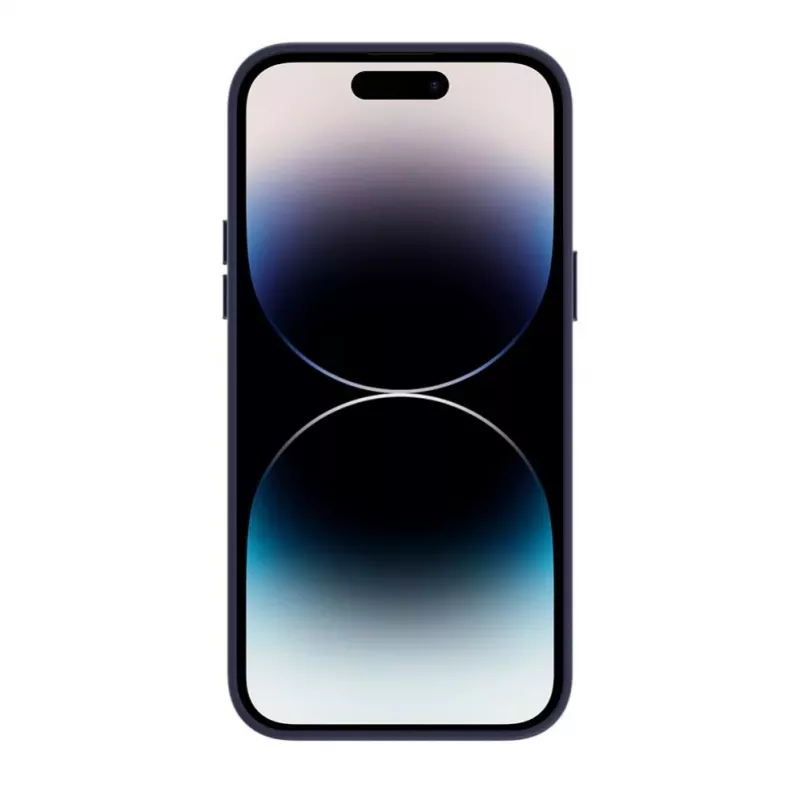 Evelatus Apple iPhone 14 Pro aito nahkakuori MagSafe-yhteensopiva sininen