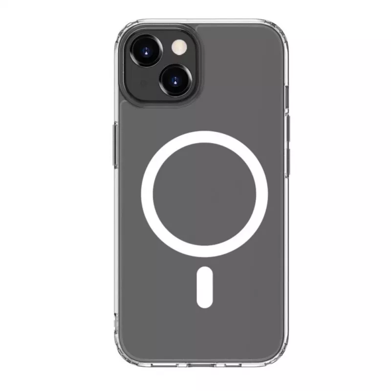 Evelatus Apple iPhone 14 Clear Case MagSafe-yhteensopiva läpinäkyvä