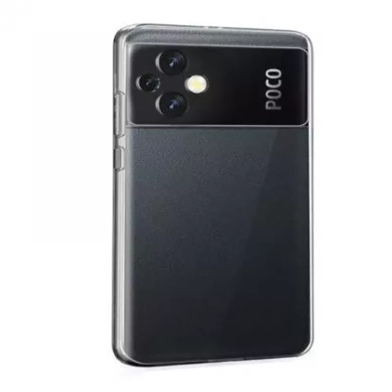 Evelatus Xiaomi Poco M5 kirkas silikonikuori 1,5 mm TPU läpinäkyvä