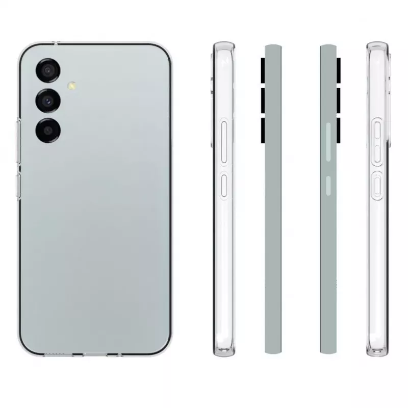 Evelatus Samsung Galaxy S23 Plus läpinäkyvä silikonikuori 1,5 mm TPU läpinäkyvä