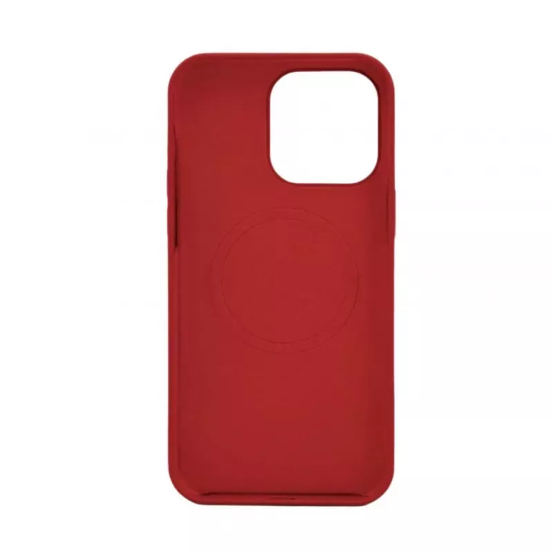 Evelatus Apple iPhone 14 Plus Premium MagSafe Soft Touch silikonikuori tummanpunainen