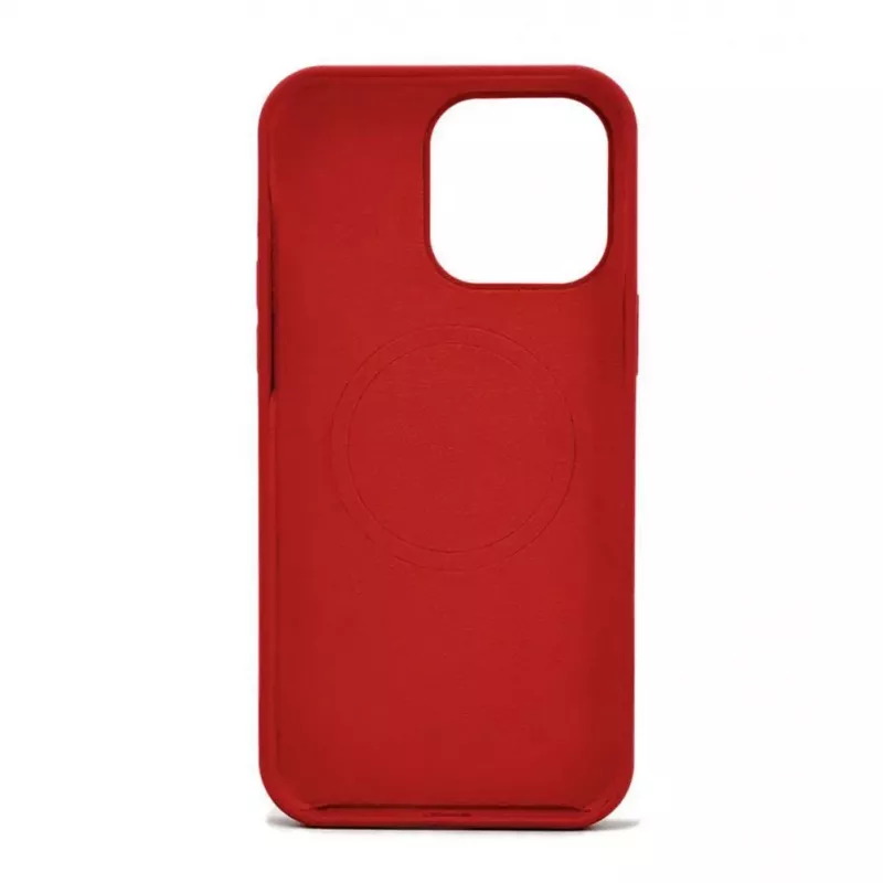 Evelatus Apple iPhone 14 Pro Max Premium MagSafe Soft Touch silikonikuori tummanpunainen
