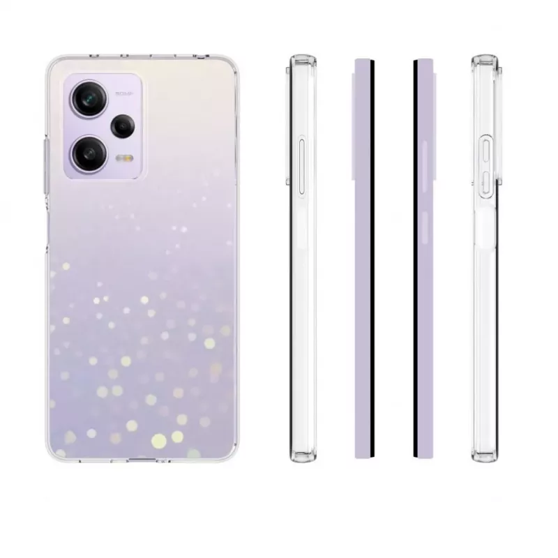 Evelatus Xiaomi Redmi Note 12 Pro 5G / Poco X5 5G läpinäkyvä silikonikuori 1,5 mm TPU läpinäkyvä