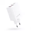 Evelatus ETC06 matkalaturi EU-seinä 3 porttia 32W USB-C / USB-A2 valkoinen