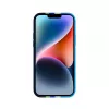 Evelatus Apple iPhone 14 monivärinen silikonikotelo sininen