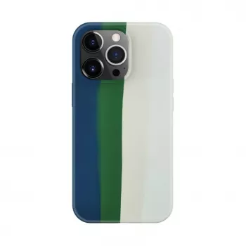 Evelatus Apple iPhone 14 Pro silikonikotelo monivärinen vihreä