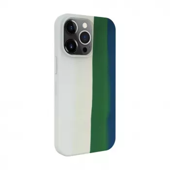Evelatus Apple iPhone 14 Pro silikonikotelo monivärinen vihreä
