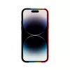 Evelatus Apple iPhone 14 Pro silikonikotelo monivärinen sateenkaari