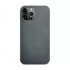 iLike Apple iPhone 12 / 12 Pro silikoni-muovikotelo Eco Print Design musta