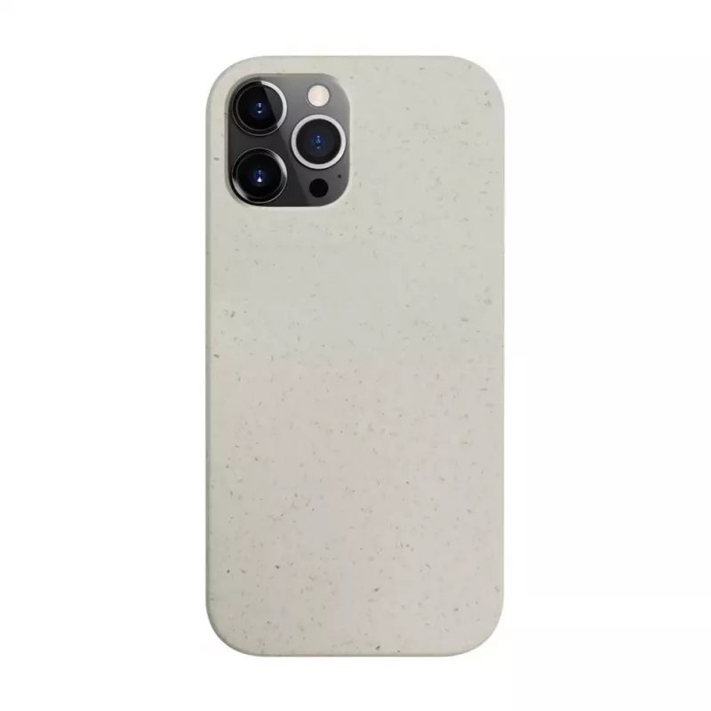 iLike Apple iPhone 12 Pro Max silikonikotelo Eco Print Design valkoinen