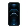 iLike Apple iPhone 12 Pro Max silikoni-muovikotelo Eco Print Design musta