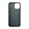 iLike Apple iPhone 12 Pro Max silikoni-muovikotelo Eco Print Design musta