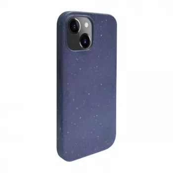 iLike Apple iPhone 13 silikoni-muovikotelo Eco Print Design sininen