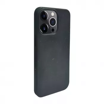 iLike Apple iPhone 13 Pro silikoni-muovikotelo Eco Print Design musta
