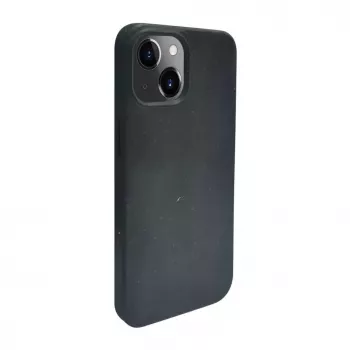 iLike Apple iPhone 14 silikoni-muovikotelo Eco Print Design musta