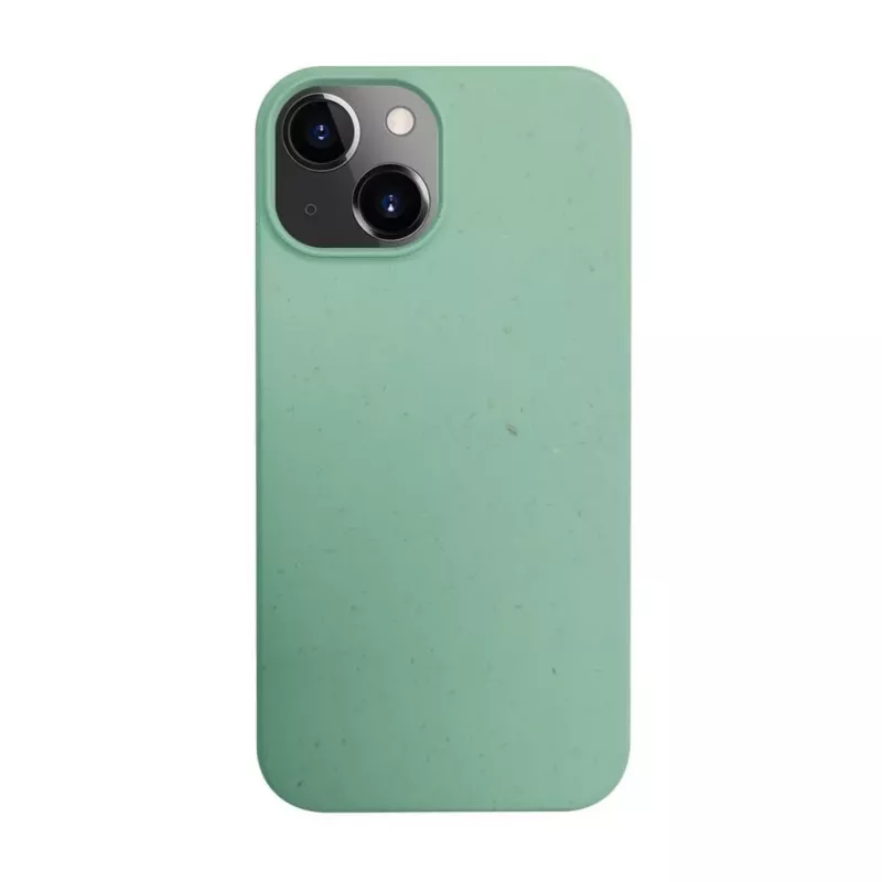 iLike Apple iPhone 14 silikoni-muovikotelo Eco Print Design kukka vihreä
