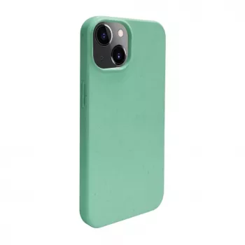 iLike Apple iPhone 14 silikoni-muovikotelo Eco Print Design kukka vihreä