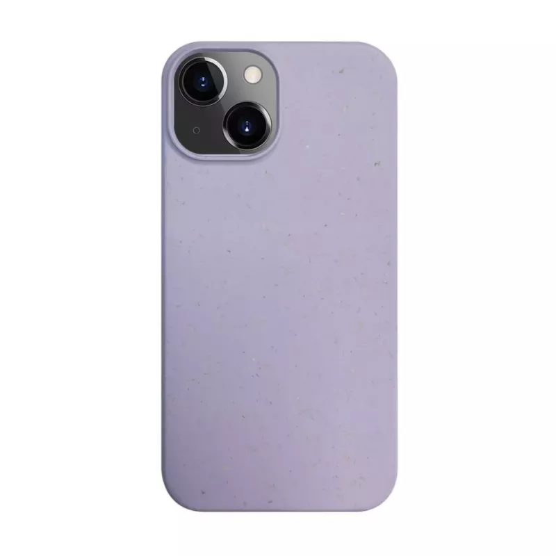 iLike Apple iPhone 14 silikoni-muovikotelo Eco Print Design kukka lila