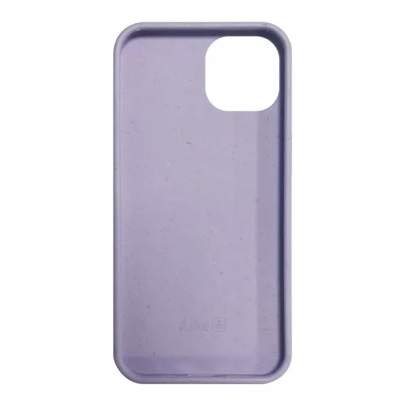 iLike Apple iPhone 14 silikoni-muovikotelo Eco Print Design kukka lila