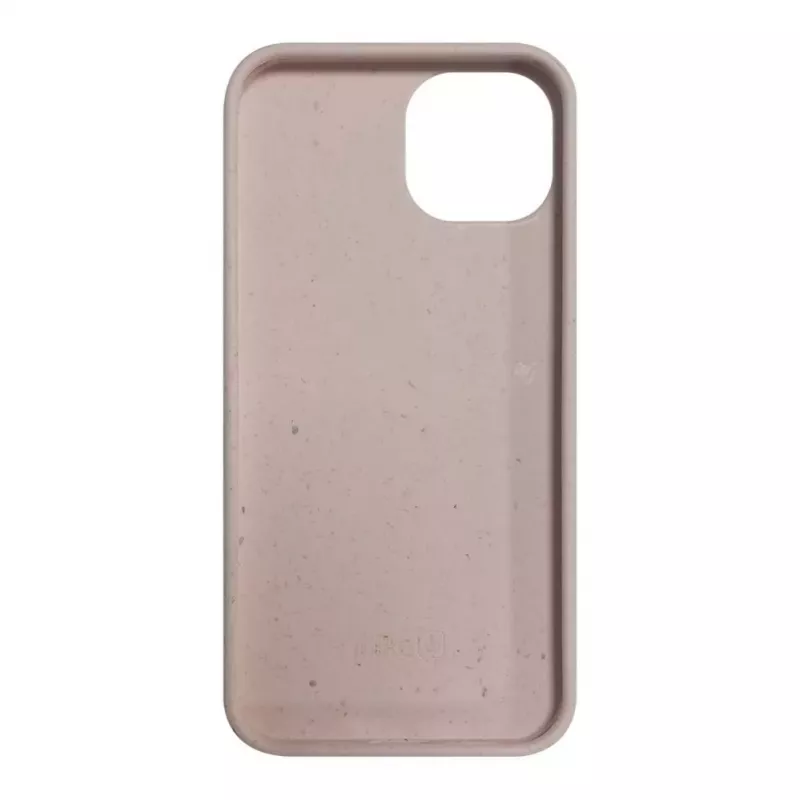 iLike Apple iPhone 14 silikoni-muovikotelo Eco Print Design beige