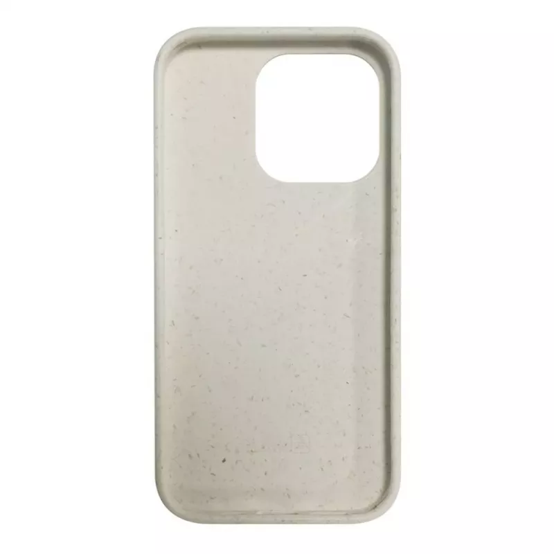 iLike Apple iPhone 14 Pro Max silikoni-TPU-kotelo Eco Print Design valkoinen
