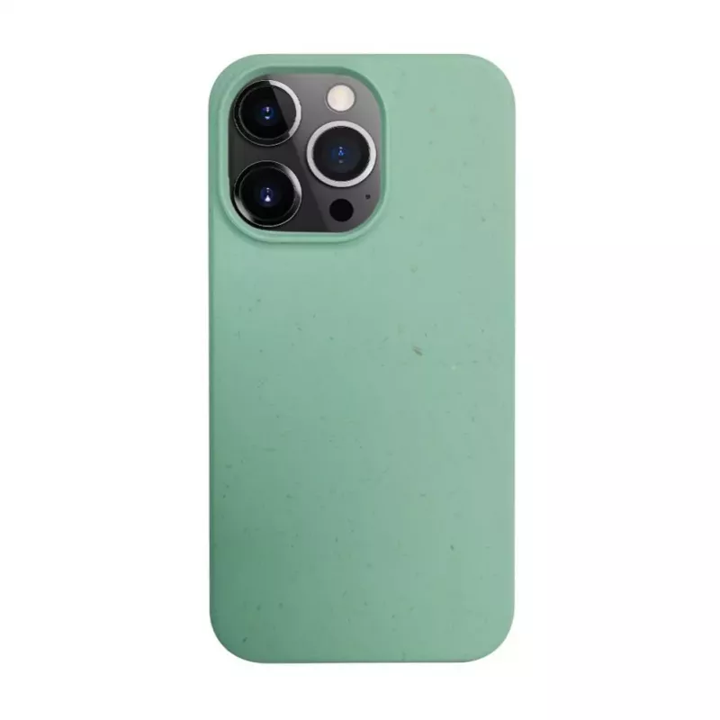 iLike Apple iPhone 14 Pro Max silikoni-muovikotelo Eco Print Design kukka vihreä