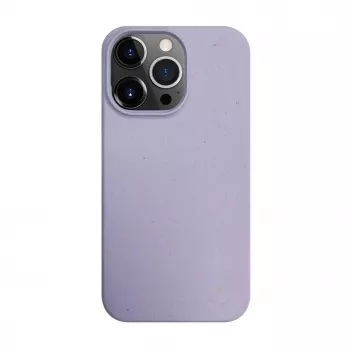 iLike Apple iPhone 14 Pro Max silikoni-muovikotelo Eco Print Design kukka lila