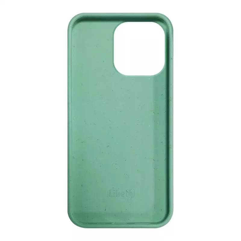 iLike Apple iPhone 14 Pro silikoni-muovikotelo Eco Print Design kukka vihreä