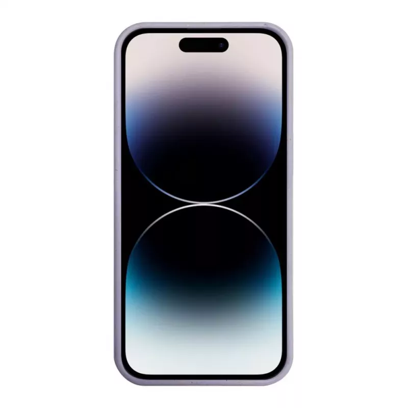 iLike Apple iPhone 14 Pro silikoni-muovikotelo Eco Print Design kukka lila