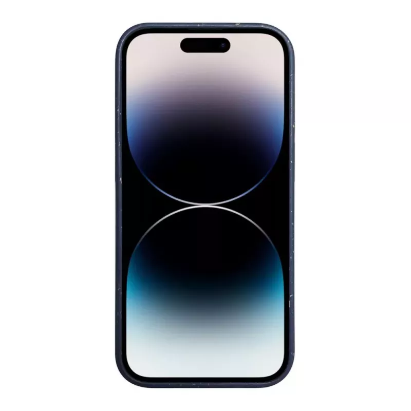 iLike Apple iPhone 14 Pro silikoni-muovikotelo Eco Print Design sininen
