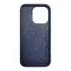 iLike Apple iPhone 14 Pro silikoni-muovikotelo Eco Print Design sininen
