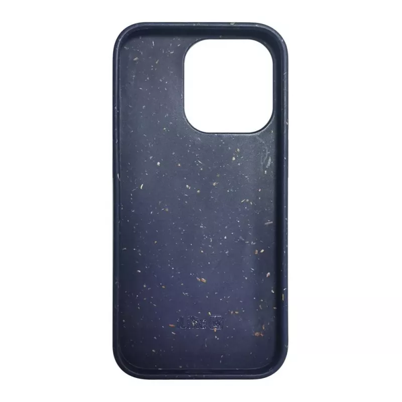 iLike Apple iPhone 14 Pro Max silikoni-muovikotelo Eco Print Design sininen