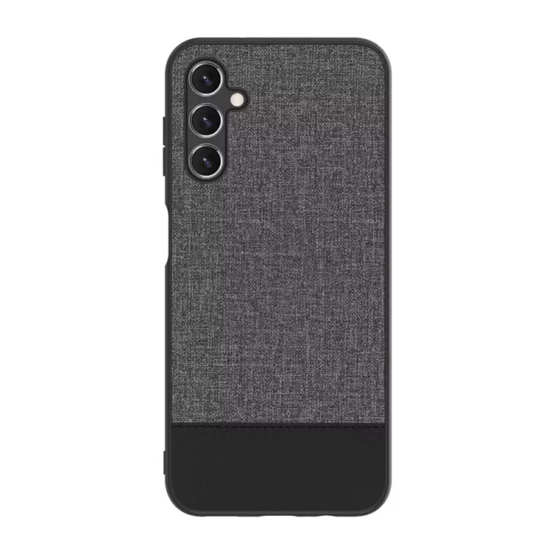 iLike Samsung Galaxy A14 5G muovinen nahkainen takakansi harmaa