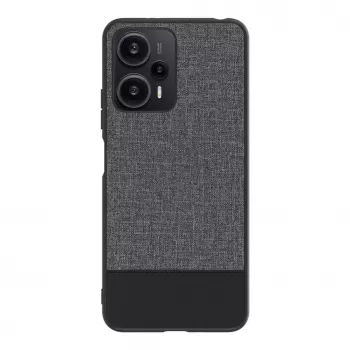iLike Xiaomi Redmi Note 12 / Poco X5 muovinen nahkainen takakansi harmaa
