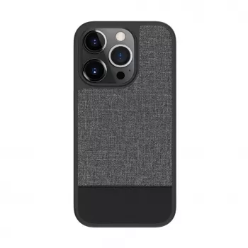 iLike Apple iPhone 14 Pro muovinen nahkainen takakansi harmaa