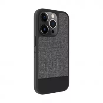 iLike Apple iPhone 14 Pro muovinen nahkainen takakansi harmaa