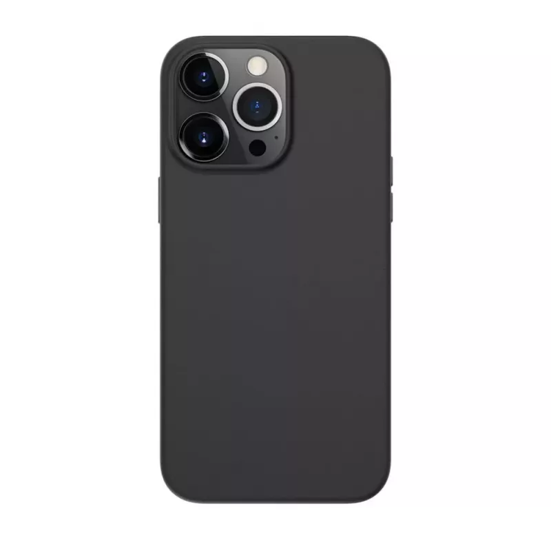 Evelatus Apple iPhone 13 Pro Max aito nahkakotelo MagSafe-yhteensopiva musta