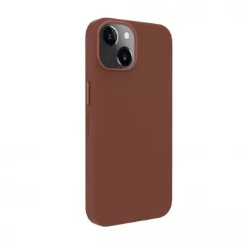 Evelatus Apple iPhone 14 aito nahkakotelo MagSafe-yhteensopiva ruskea