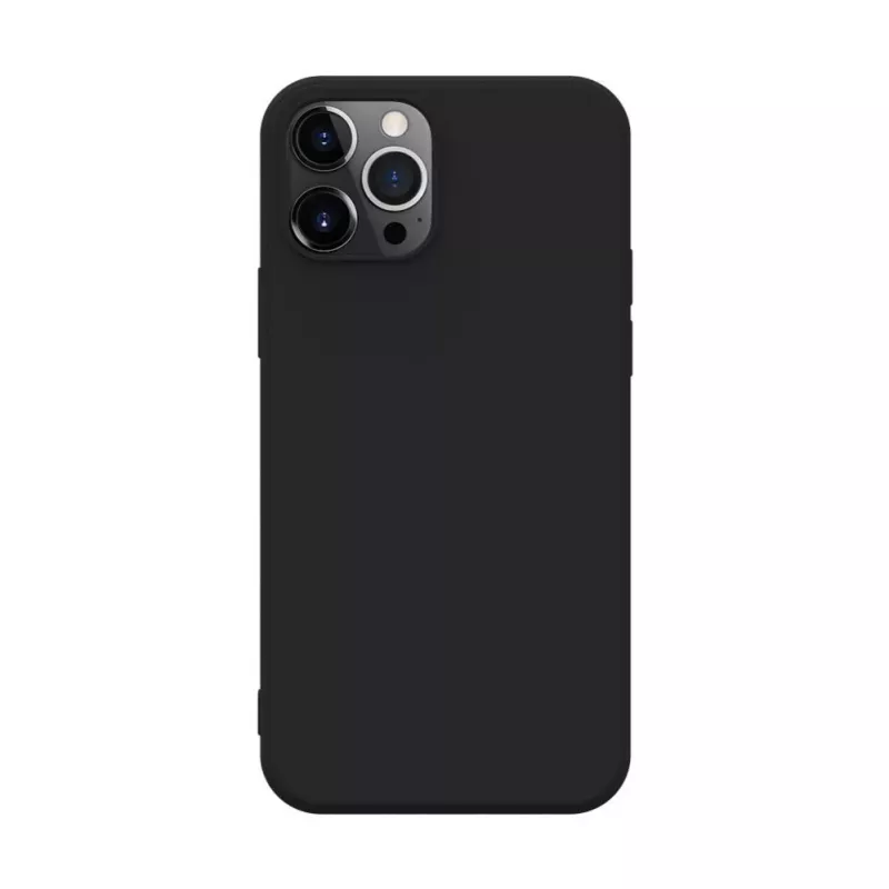 iLike Apple iPhone 12 Pro Max Nano silikonikotelo musta