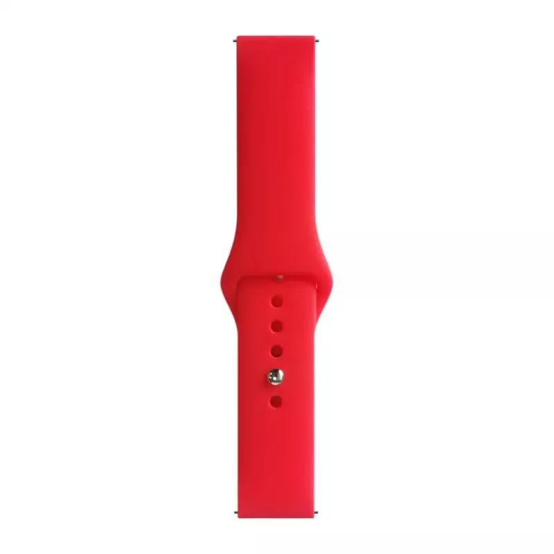 Evelatus 22mm silikoninen Loop-ranneke (S/M 110mm) punainen