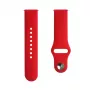 Evelatus 22mm silikoninen Loop-ranneke (S/M 110mm) punainen